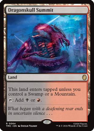 Dragonskull Summit (TMC-064) - Commander: Teenage Mutant Ninja Turtles Foil