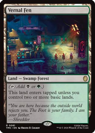 Vernal Fen (TMC-081) - Commander: Teenage Mutant Ninja Turtles Foil