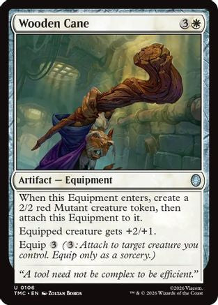 Wooden Cane (TMC-106) - Commander: Teenage Mutant Ninja Turtles