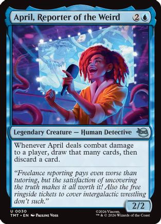 April, Reporter of the Weird (TMT-030) - Teenage Mutant Ninja Turtles