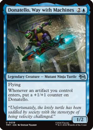 Donatello, Way with Machines (TMT-038) - Teenage Mutant Ninja Turtles Foil