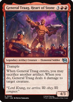 General Traag, Heart of Stone (TMT-090) - Teenage Mutant Ninja Turtles