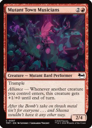 Mutant Town Musicians (TMT-097) - Teenage Mutant Ninja Turtles Foil