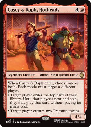 Casey & Raph, Hotheads (TMC-114) - Commander: Teenage Mutant Ninja Turtles