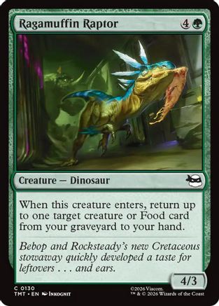 Ragamuffin Raptor (TMT-130) - Teenage Mutant Ninja Turtles Foil