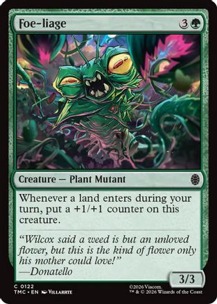 Foe-liage (TMC-122) - Commander: Teenage Mutant Ninja Turtles