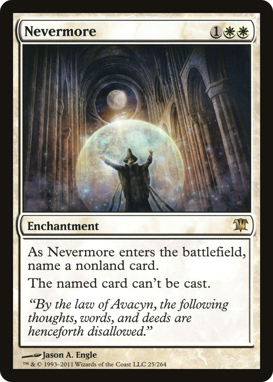 Nevermore (ISD-025) - Innistrad Foil