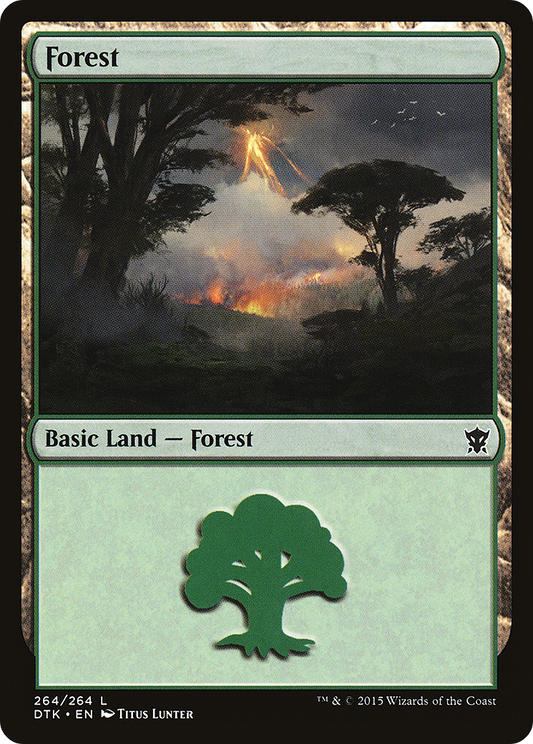 Forest (DTK-264) - Dragons of Tarkir