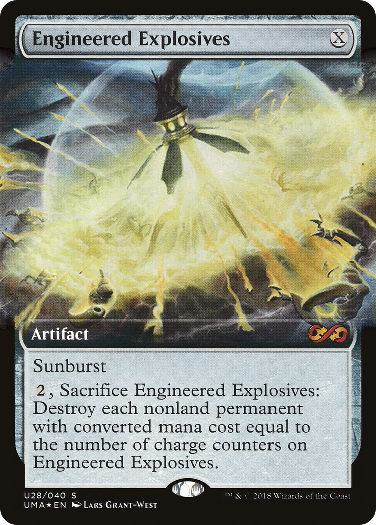 Engineered Explosives (PUMA-U28) - Ultimate Box Topper: (Extended Art) Foil