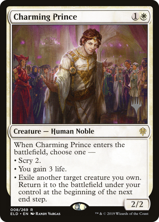 Charming Prince (PPELD-08P) - Throne of Eldraine Promos (Promo Pack)