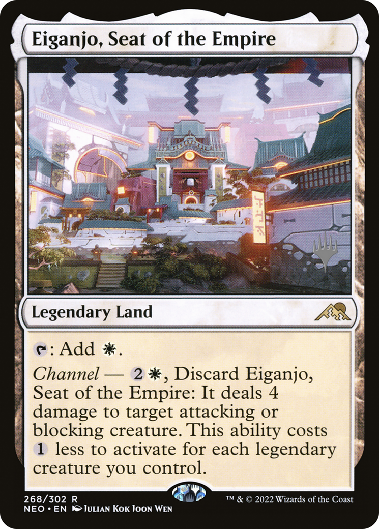 Eiganjo, Seat of the Empire (PPNEO-268) - Kamigawa: Neon Dynasty Promos (Promo Pack)
