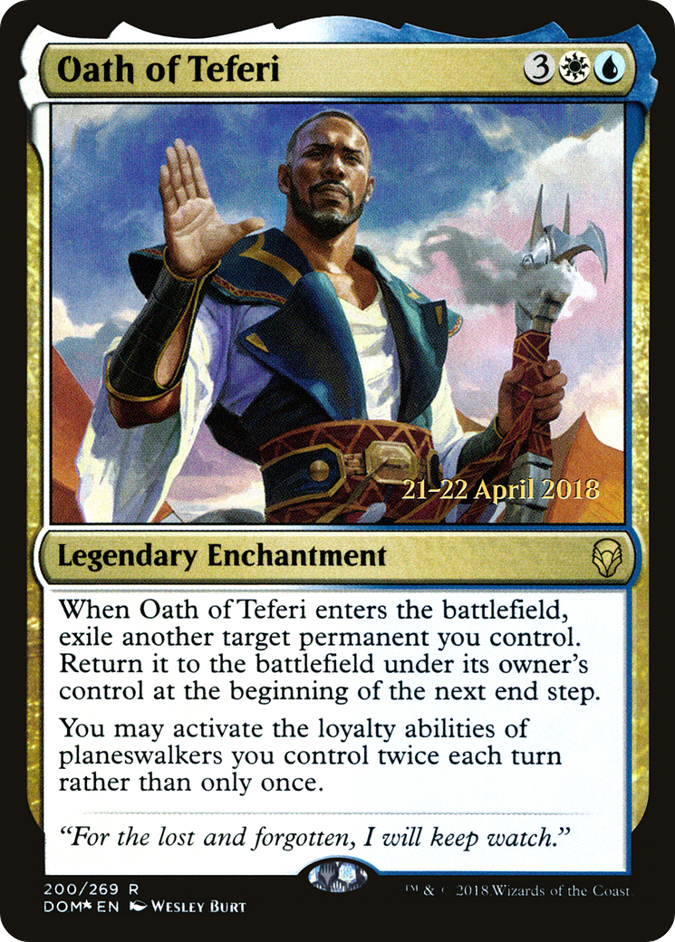 Oath of Teferi (PDOM-200S) - Dominaria Promos Foil