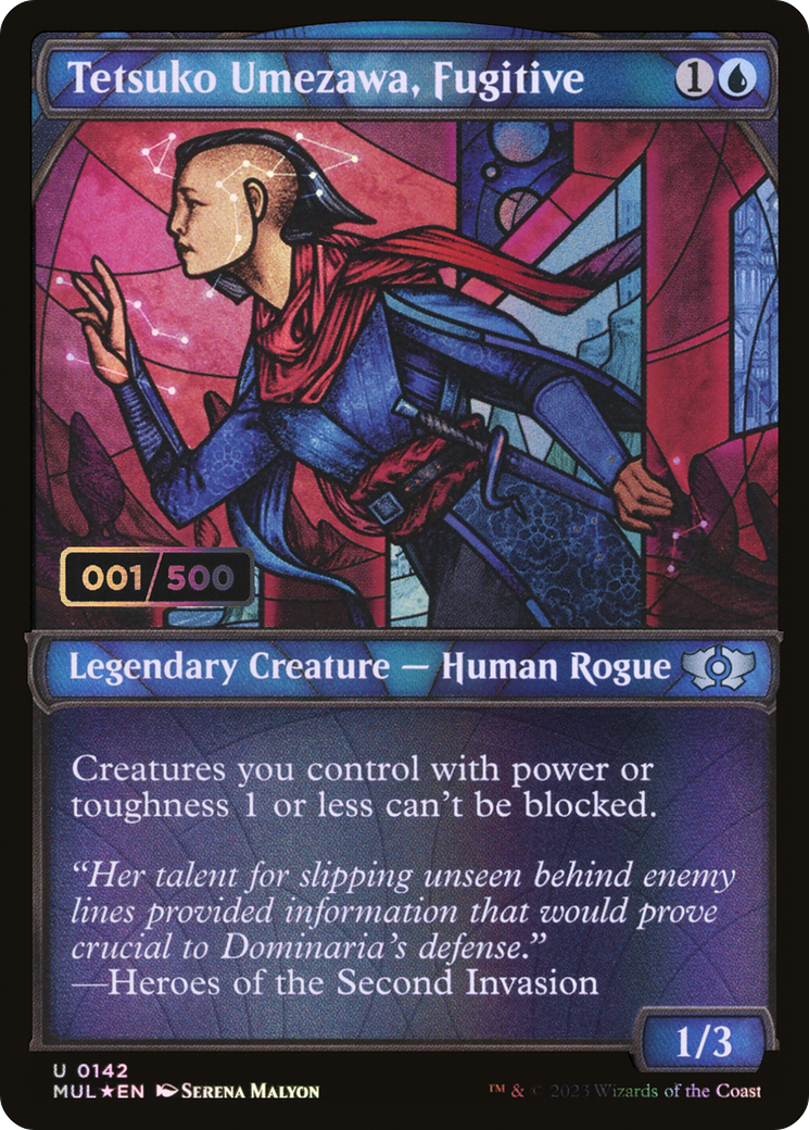 Tetsuko Umezawa, Fugitive (MUL-142Z) - Multiverse Legends: (Showcase) Foil