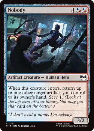 Nobody (TMT-161) - Teenage Mutant Ninja Turtles Foil