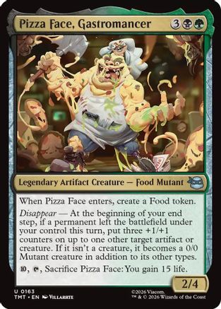 Pizza Face, Gastromancer (TMT-163) - Teenage Mutant Ninja Turtles Foil