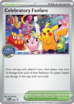 Celebratory Fanfare (Asia Championship Series -25) (28) - ME Mega Evolution Promo  - Promo