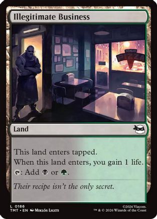 Illegitimate Business (TMT-186) - Teenage Mutant Ninja Turtles Foil