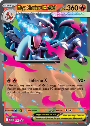 Mega Charizard X ex (29) - ME Mega Evolution Promo Holofoil - Promo