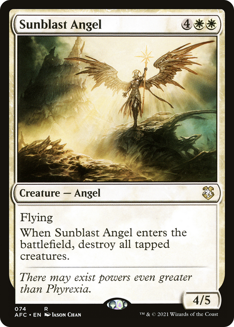 Sunblast Angel (AFC-074) - Forgotten Realms Commander