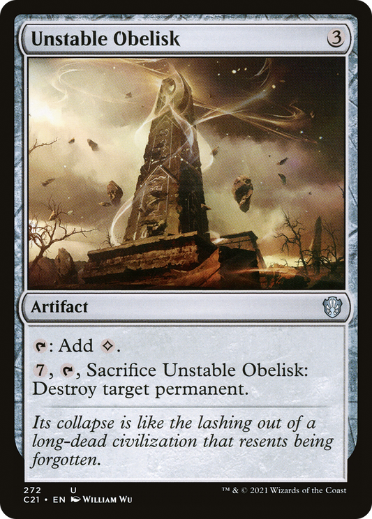 Unstable Obelisk (C21-272) - Commander 2021