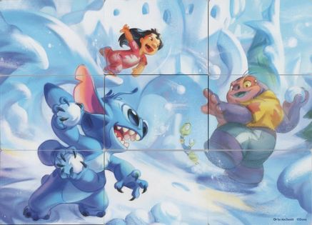 ()  Winterspell Snowball Fight Puzzle Insert (Set of 9) - Winterspell  Normal