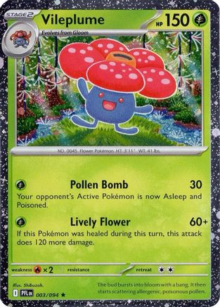 Vileplume (Cosmos Holo) (3/null) - Miscellaneous Cards & Products Holofoil - Rare