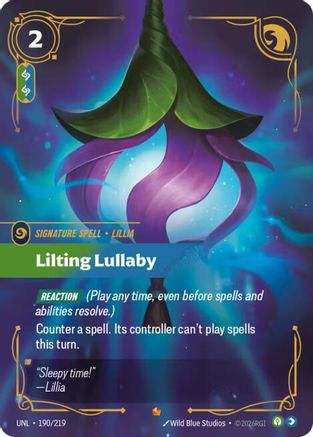 (190/219) Lilting Lullaby - Unleashed Foil
