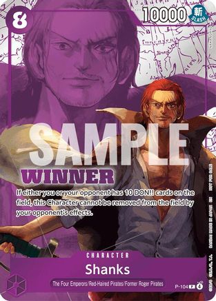 (P-104) Shanks (Winner Pack 2026 Vol. 2) - One Piece Promotion Cards Foil