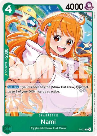 (P-102) Nami (Tournament Pack 2026 Vol. 2) - One Piece Promotion Cards Normal