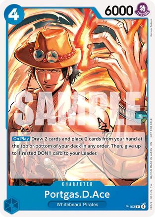 (P-103) Portgas.D.Ace (Tournament Pack 2026 Vol. 2) - One Piece Promotion Cards Normal