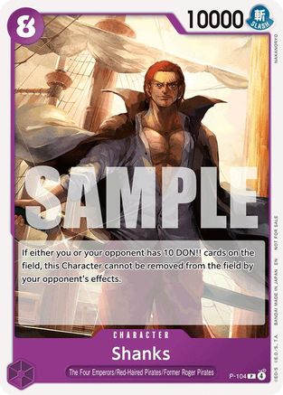 (P-104) Shanks (Tournament Pack 2026 Vol. 2) - One Piece Promotion Cards Normal