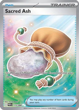 Sacred Ash (115/null) - ME03 Perfect Order Holofoil - Ultra Rare