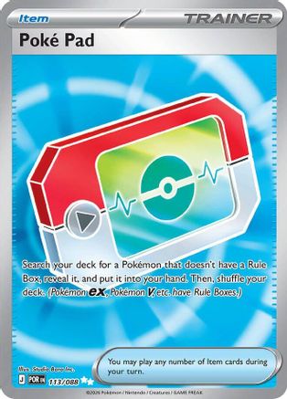 Poke Pad (113/088) - ME03 Perfect Order Holofoil - Ultra Rare