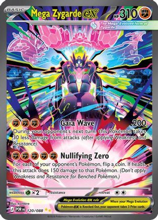 Mega Zygarde ex (120/088) - ME03 Perfect Order Holofoil - Special Illustration Rare