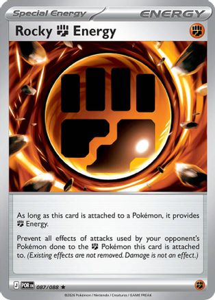 Rocky Fighting Energy (87/null) - ME03 Perfect Order Reverse Holofoil - Rare