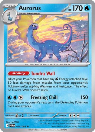 Aurorus (24/088) - ME03 Perfect Order Holofoil - Rare