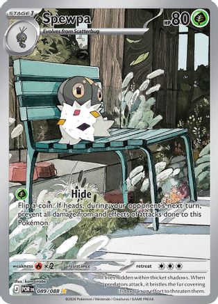 Spewpa (89/088) - ME03 Perfect Order Holofoil - Illustration Rare