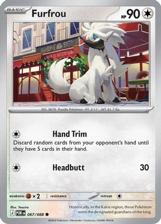 Furfrou (67/null) - ME03 Perfect Order  - Common