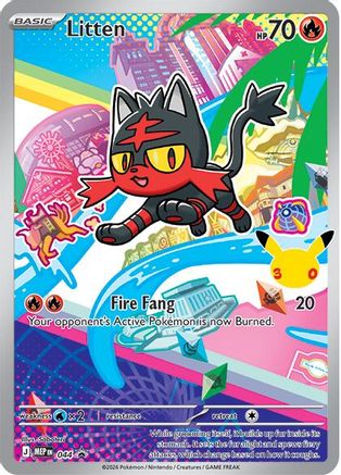 Litten (44) - ME Mega Evolution Promo Holofoil - Promo