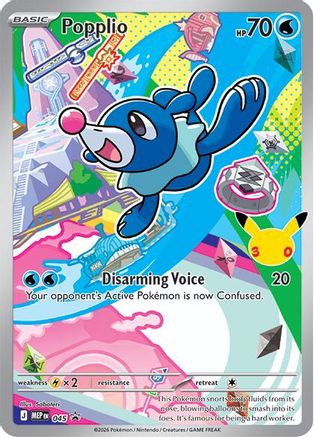 Popplio (45) - ME Mega Evolution Promo Holofoil - Promo