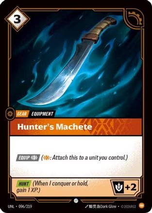 (096/219) Hunter's Machete - Unleashed