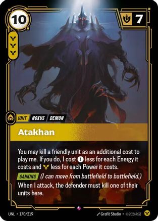 (170/219) Atakhan - Unleashed Foil
