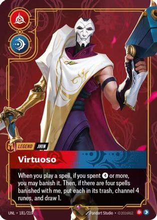 (181/219) Jhin - Virtuoso - Unleashed Foil