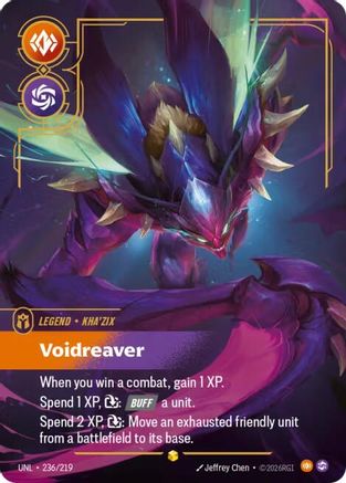 (236/219) Kha'Zix - Voidreaver (Overnumbered) - Unleashed Foil
