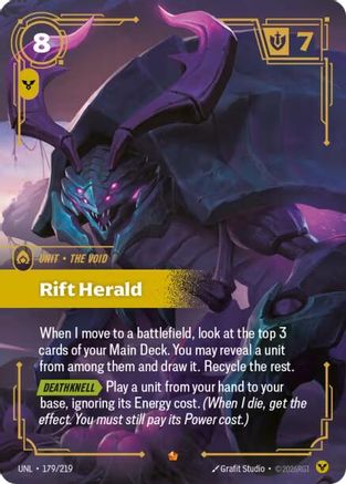 (179/219) Rift Herald - Unleashed Foil