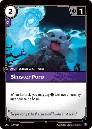 (137/219) Sinister Poro - Unleashed Foil
