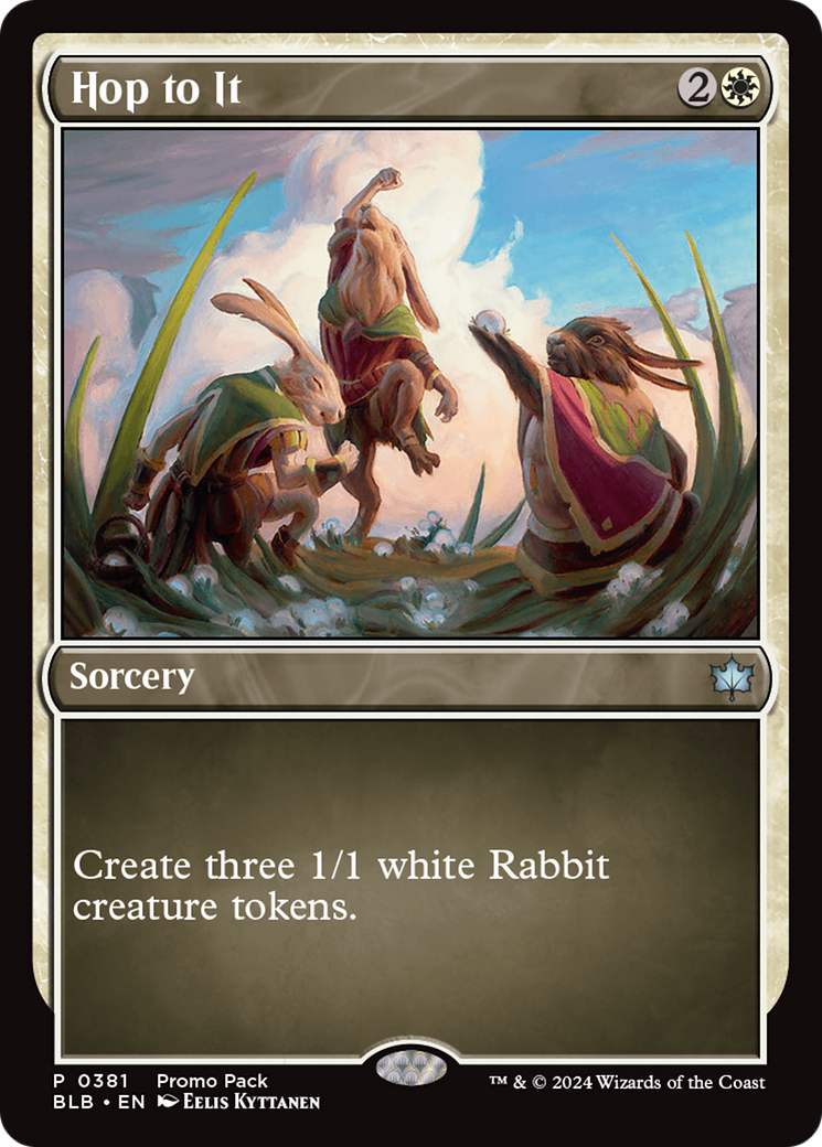 Hop to It  (PPBLB-381) - Bloomburrow (Promo Pack) Foil