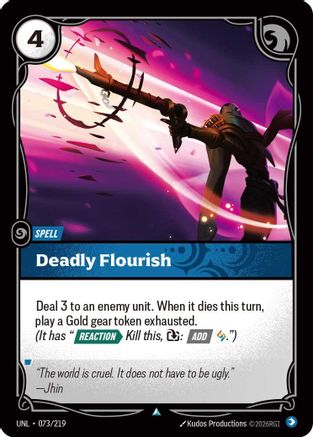 (073/219) Deadly Flourish - Unleashed