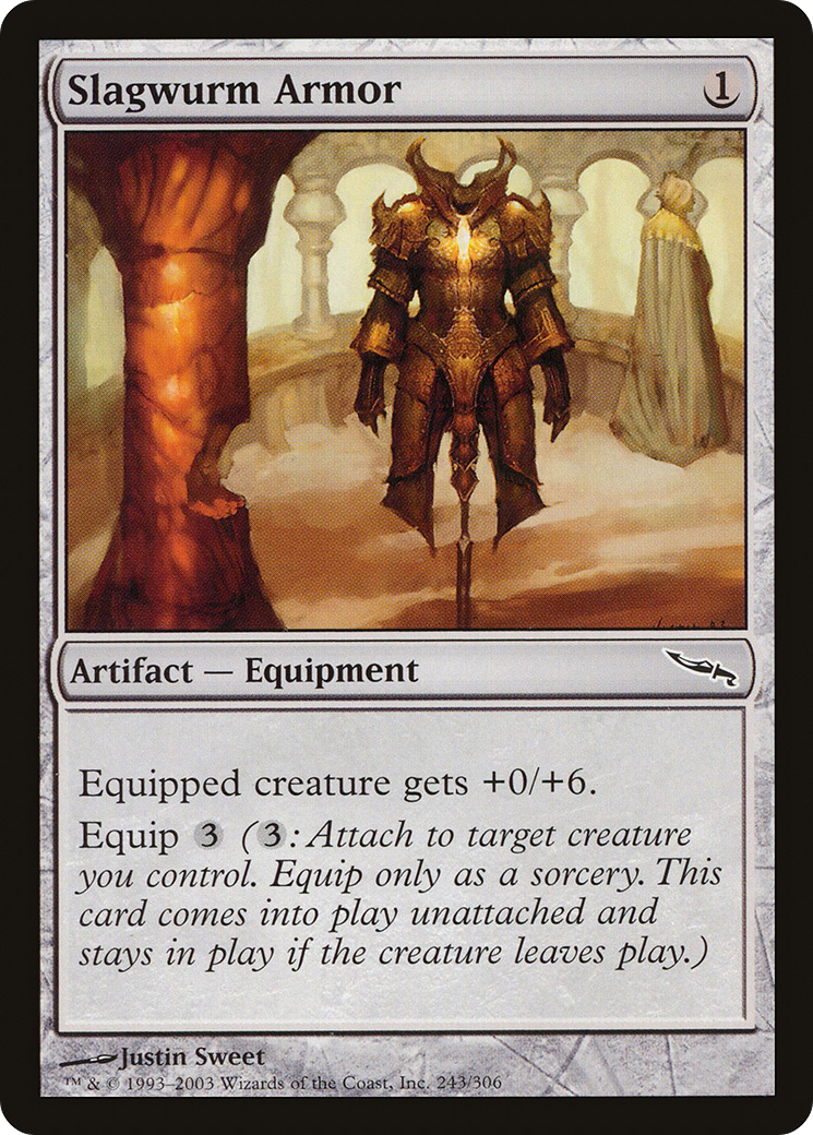 Slagwurm Armor (MRD-243) - Mirrodin Foil