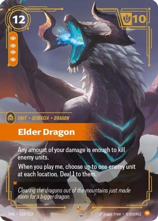 (118/219) Elder Dragon - Unleashed Foil